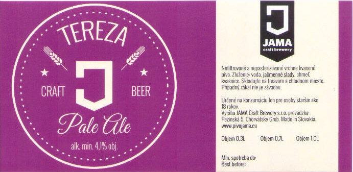 Chorvatsky Grob - Jama - Tereza - Pale Ale