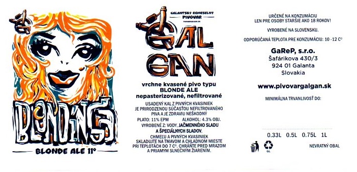 Galanta - Galgan - Blondinga 2
