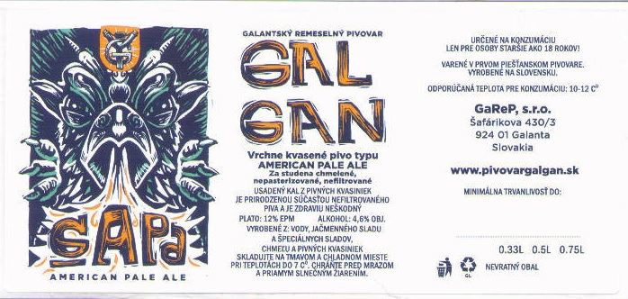 Galanta - Galgan - Gapa