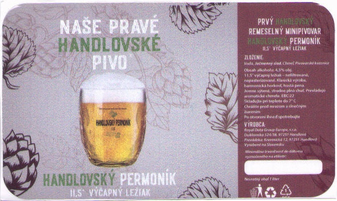Handlova - Prvy handlovsky - Permonik