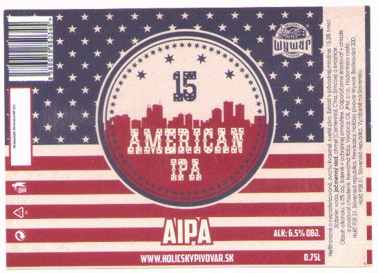 Holíč - Wywar - American IPA 3 - 6,5% - 3 znacky