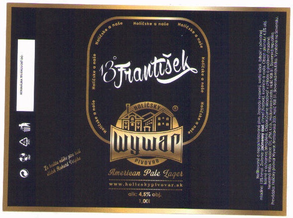 Holíč - Wywar - Frantisek 1 - 4,5% - x