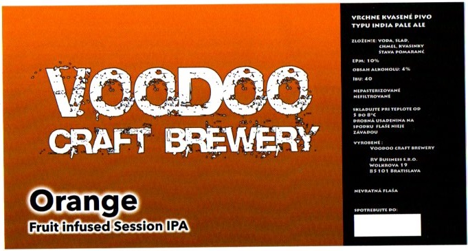 Bratislava - Voodoo Craft Brewery - Orange