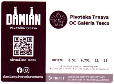Damian - Pivoteka Trnava