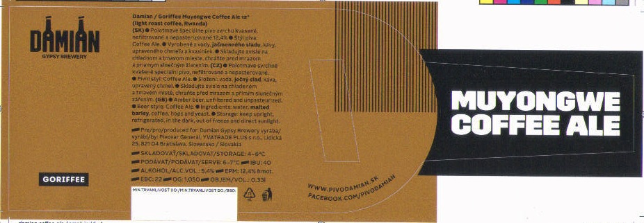 Muyongwe Coffee Ale - 0,33l