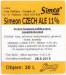 Piestany - Simeon - sudovka Simeon Czech Ale 11% - 30L