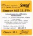 Piestany - Simeon - sudovka Simeon Ale 11,5% - 30L